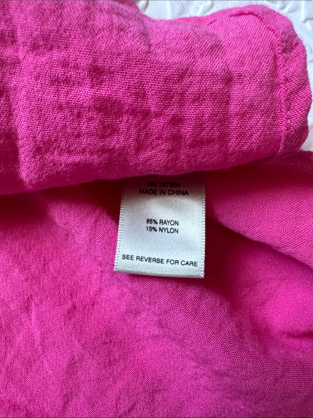 John Mark Fuchsia Button-Front Short Sleeve Shirt - Picture 8 of 10